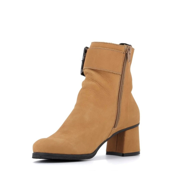 Stylish Tan Ankle Boots - Picture 3 of 13